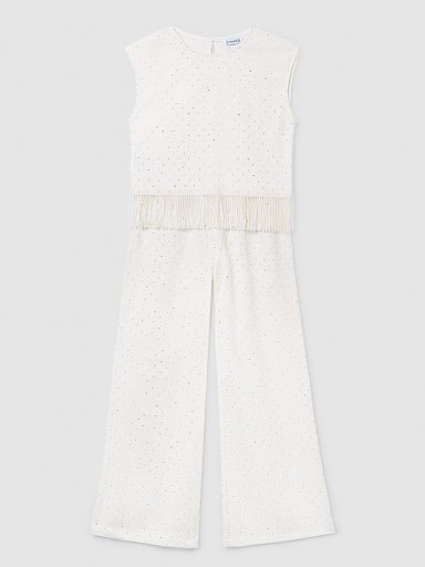 Mayoral Conjunto Pantalón Largo Strass 26-06558-091 Crudo [1]