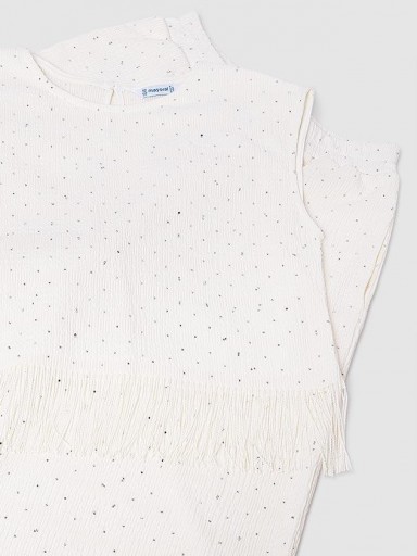 Mayoral Conjunto Pantalón Largo Strass 26-06558-091 Crudo [3]