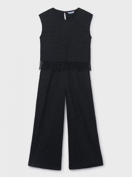 Mayoral Conjunto Pantalón Largo Strass 26-06558-092 Negro