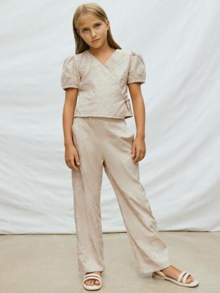 Mayoral Conjunto Pantalón Largo Bordado 26-06559-022 Arena