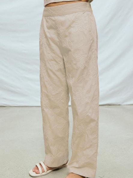 Mayoral Conjunto Pantalón Largo Bordado 26-06559-022 Arena [2]