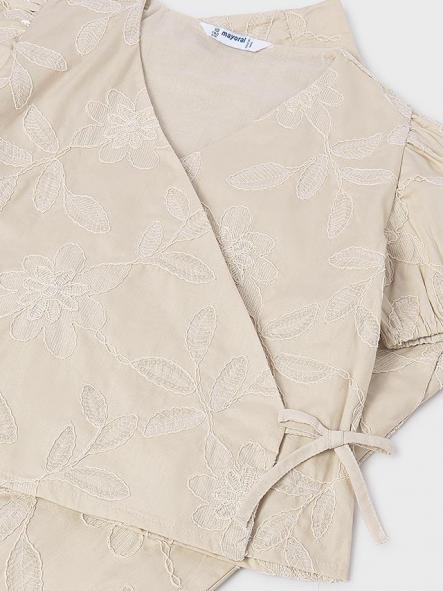 Mayoral Conjunto Pantalón Largo Bordado 26-06559-022 Arena [5]