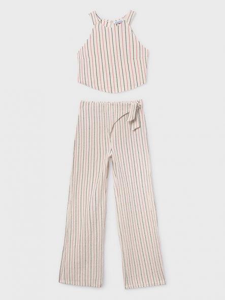 Mayoral Conjunto Pantalon Largo Rayas 26-06560-026 Crd-Coral [1]