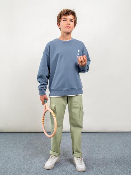 Mayoral Pantalon Chino Cargo 26-06573-456 Oliva