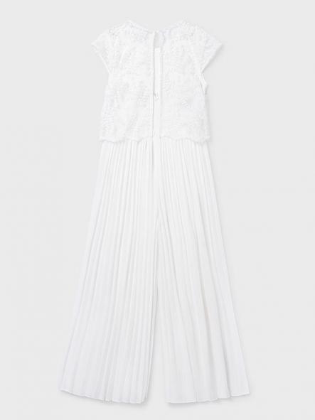 Mayoral Mono Largo Combinado Plisado 26-06871-044 Nata [2]