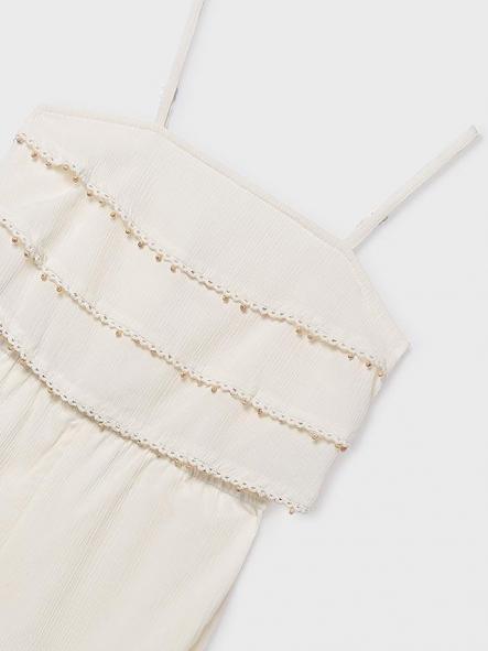 Mayoral Mono Largo Volantes 26-06873-078 Hueso [4]