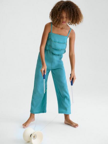 Mayoral Mono Largo Volantes 26-06873-079 Jade