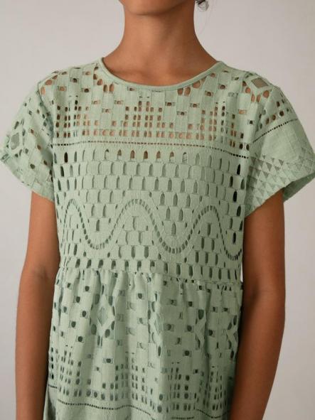 Mayoral Vestido Encaje 26-06904-094 Salvia [1]