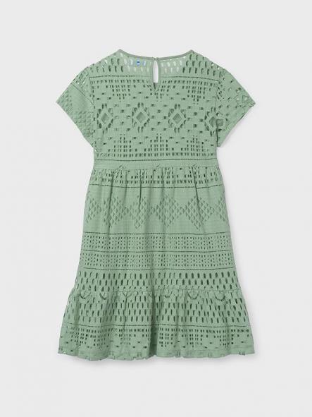Mayoral Vestido Encaje 26-06904-094 Salvia [4]