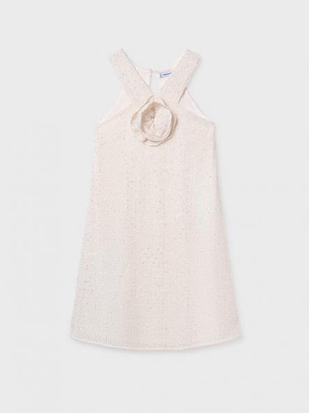 Mayoral Vestido Flor 26-06909-068 Garbanzo [2]