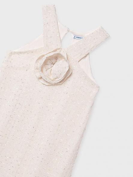 Mayoral Vestido Flor 26-06909-068 Garbanzo [4]