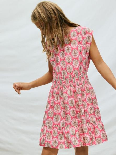 Mayoral Vestido Estampado 26-06910-042 Coral