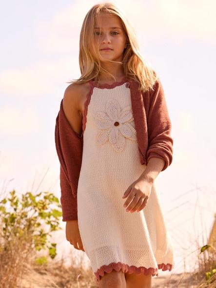 Mayoral Vestido Tricot 26-06911-034 Hueso-Arcilla