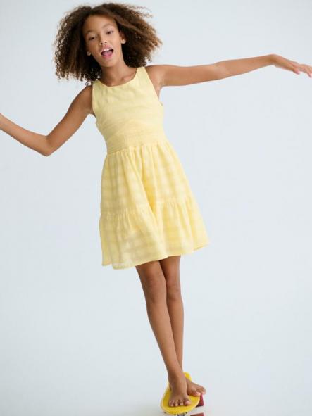 Mayoral Vestido Voile fantasia 26-06913-093 Vainilla [2]