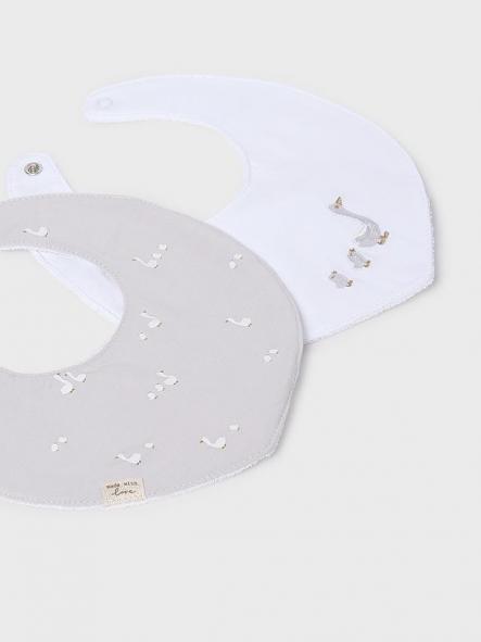 Mayoral Set 2 Baberos 26-09073-033 Plata [1]