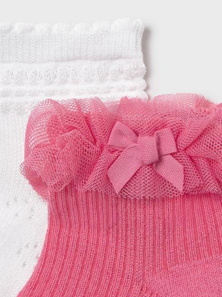 Mayoral Pack 2 Calcetines Vestir 26-10140-036 Geranio [1]