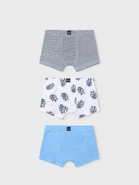 Mayoral Set 3 Boxers 26-10171-013 Celeste