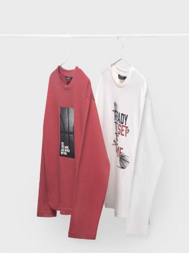 Mayoral Set 2 Camiseta M/L  15-07002-088 Nata-Baya  [0]