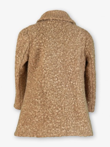 Miranda Abrigo Infantil Niña Rizo Camel Bolsillos Plastón  0260/A [2]