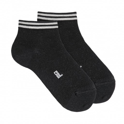 Cóndor Calcetines Sport con Listas Color 900  2603/4 Negro