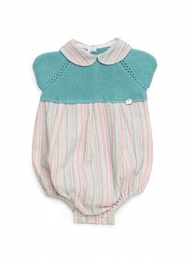 Juliana Vistiendo Bebés Pelele Cuerpo Punto Rayas Finas "Helado" 26167 [1]