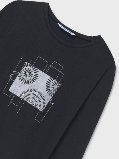 Mayoral Camiseta  m/l 25-06031-087 Negro [2]