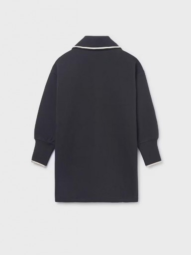 Mayoral Vestido Felpa Cremallera 15-07912-060 Negro   [1]