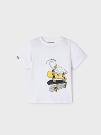 Mayoral camiseta M/C skate 24-03017-010 Blanco [2]