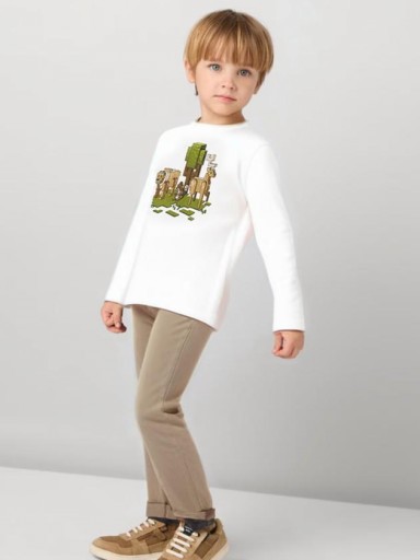 Mayoral pantalon pana entallado 14-00537-046 Nuez