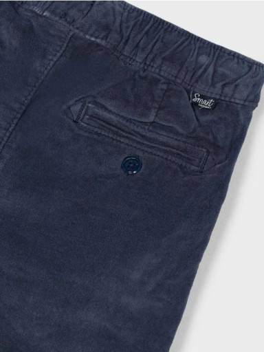 Mayoral Pantalón chino aterciopelado 14-04527-042 Blue Black [1]