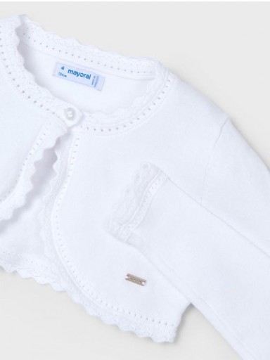 Mayoral Bolero Tricot Basico 25-00320-089 Blanco [2]