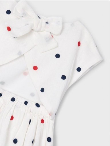 Mayoral Vestido Topos Bordados 25-03921-062 Crd-Marino [2]