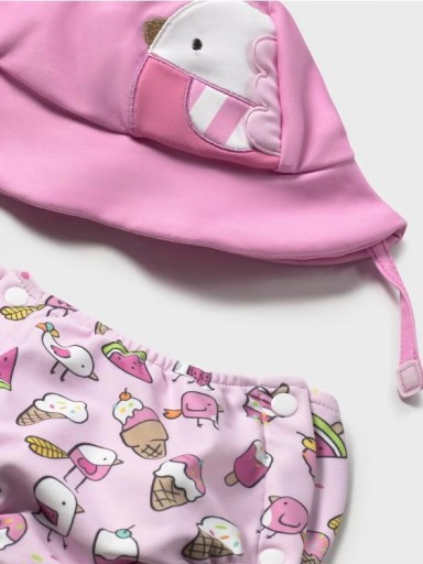 Mayoral Bañador con gorro protección solar 25-01620-078 Petalo [2]