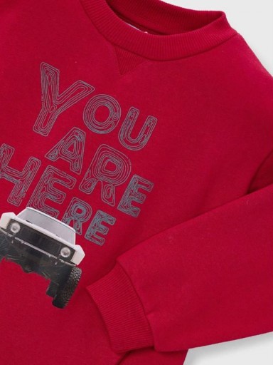 Mayoral Pullover Serigrafia "Coche" 15-04404-036 Rojo [2]