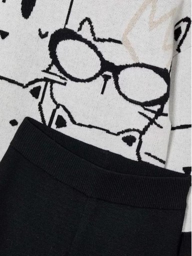 Mayoral Conjunto Pantalón Largo Tricot 15-04583-092 Negro [2]