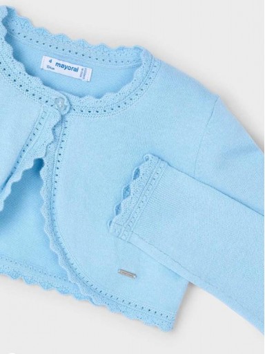 Mayoral Bolero Tricot Basico 25-00320-088 Cielo [2]