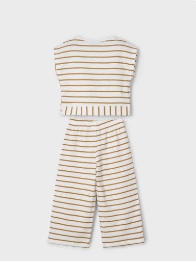 Mayoral Conjunto Pantalon largo Rayas 25-03559-041 Crd-Canela [2]
