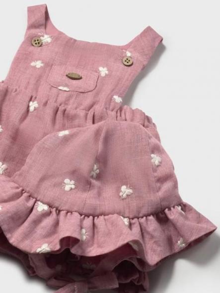 Mayoral Peto con Gorro bordado 25-01665-045 Hibiscus [2]
