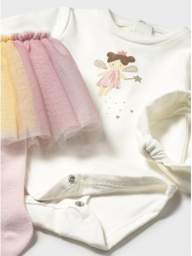 Mayoral Conjunto 3 piezas  body tutú 15-02810-018 Multicolor [2]