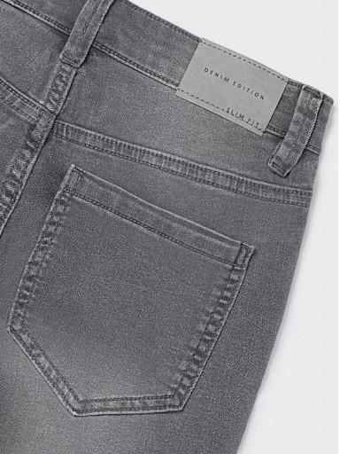 Mayoral Pantalón Tejano Slim Fit 15-00516-094 Gris Medio [2]