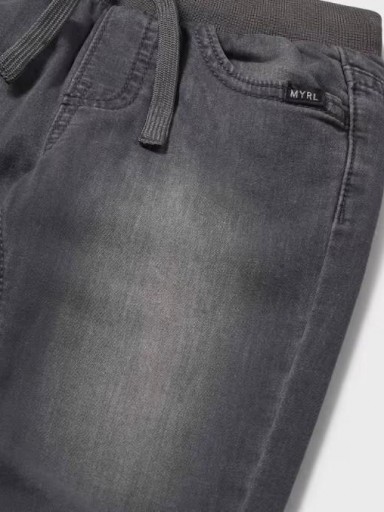 Mayoral Pantalon Soft Denim Jogger 15-02508-094 Gris Oscuro [2]