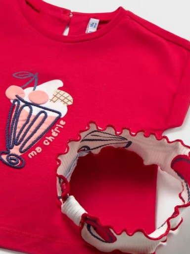 Mayoral Conjunto Leggings Con Diadema 26-01750-038 Rojo [2]