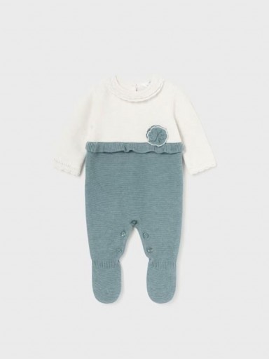 Mayoral Pelele tricot flor 14-02603-025 Iceberg [0]
