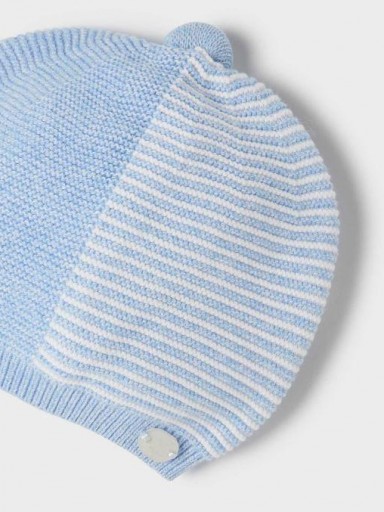 Mayoral Gorro tricot recién nacido niño 22-09484-061 Dream blue [2]