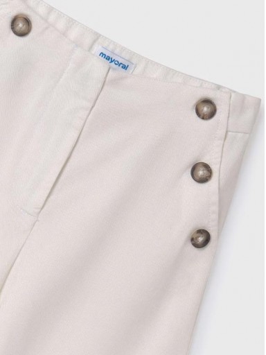 Mayoral pantalón culotte botones 24-06501-058 Crudo [3]