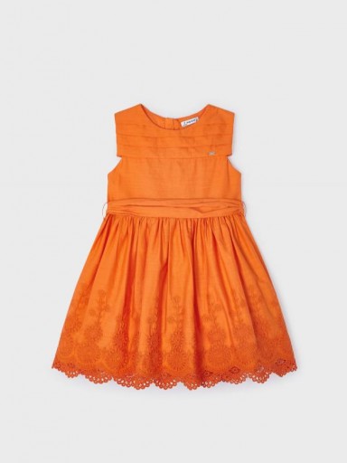Mayoral vestido bordado 24-03917-062 Naranja [3]