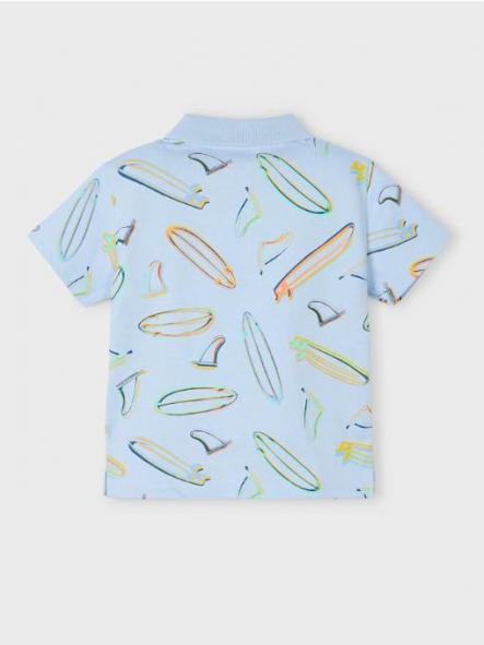 Mayoral Polo Estampado de Verano 25-03110-015 Cielo [3]