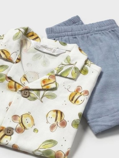 Mayoral Conjunto 3 piezas con sobrecamisa 25-01205-045 Oliva [3]