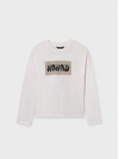 Mayoral Camiseta relieve 15-07013-049 Nata [3]