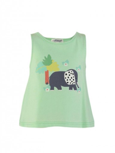 Miranda camiseta sin mangas verde elefante 35/0406/2 [1]